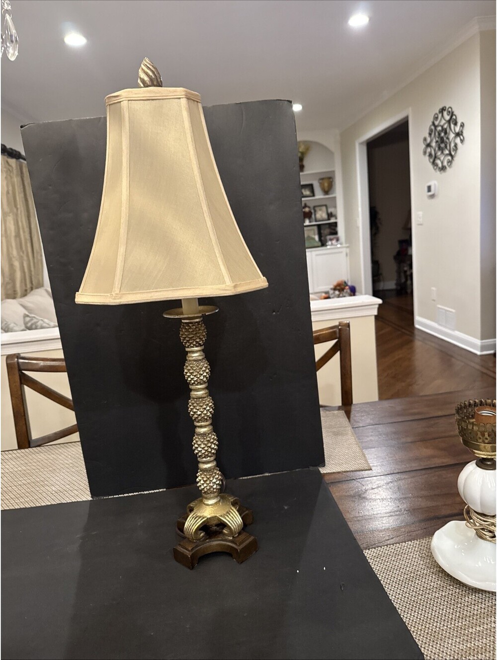 Rare Uttermost Pineapple Designed Body Indoor/Outdoor Table Lamp 31” H